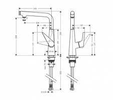 HANSGROHE TALIS SELECT S COCINA